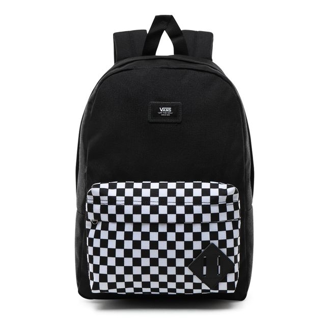 New Skool Tartan Backpack Black
