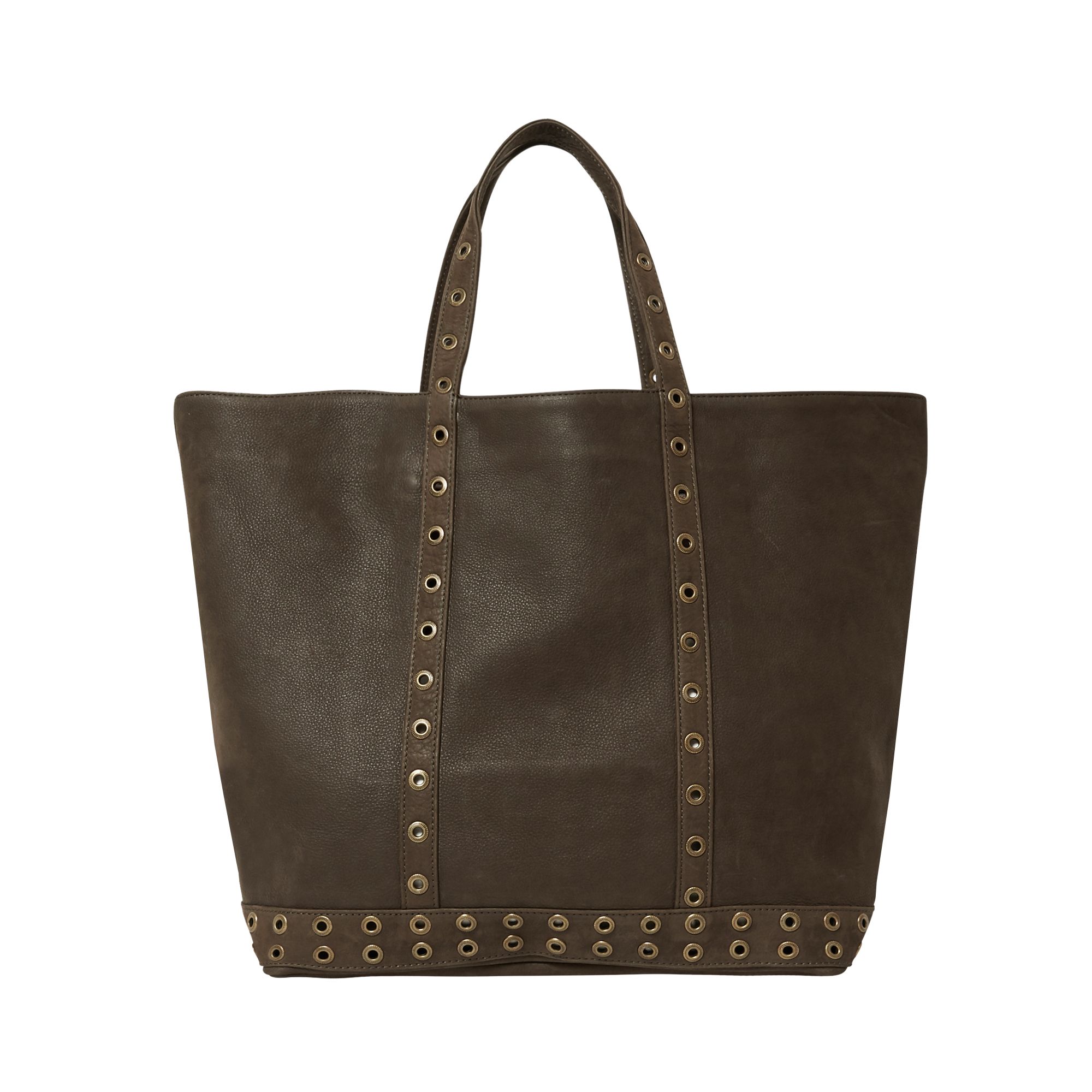 Medium+ Nubuck Tote Bag Khaki Vanessa Bruno Fashion Adult