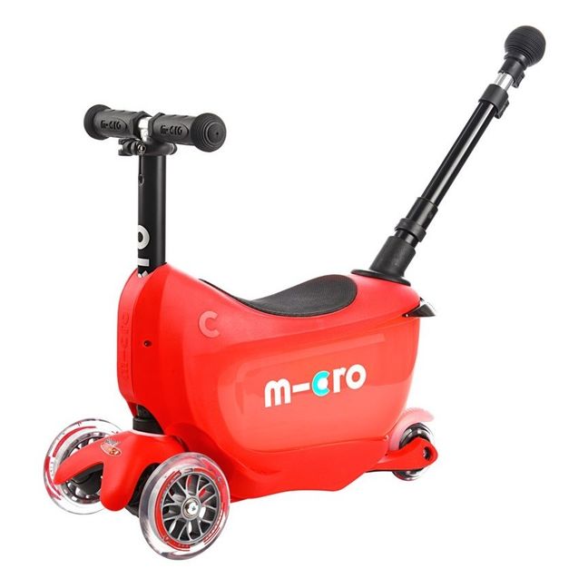 Mini2go Deluxe Plus Scooter Red