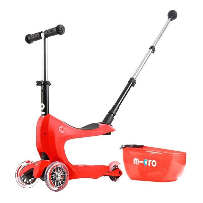 Mini2go Deluxe Plus Scooter | Red
