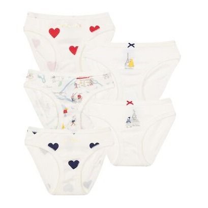 Petit Bateau M/ädchen Unterhose 5erPack