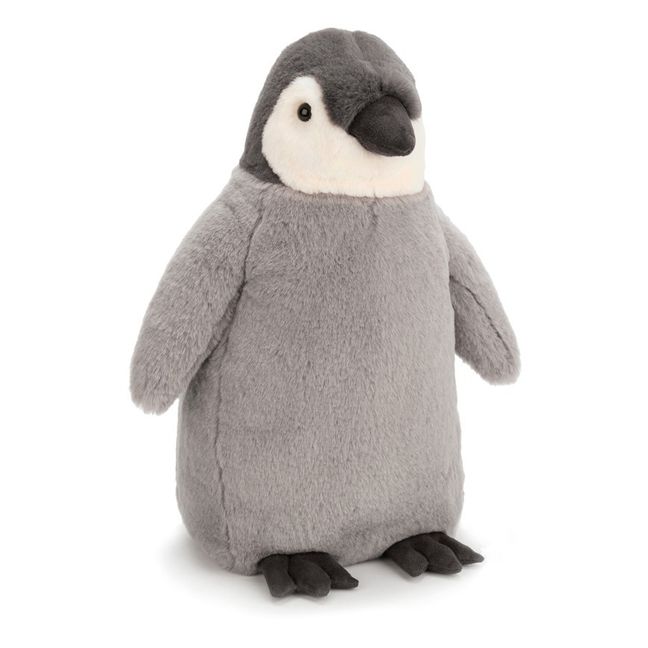Peluche pinguino Percy 36cm | Grigio