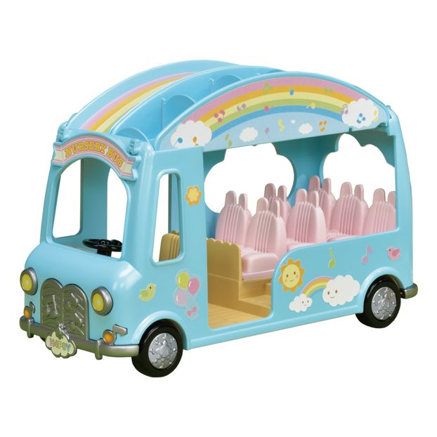 sylvanian families nursery bus yellow