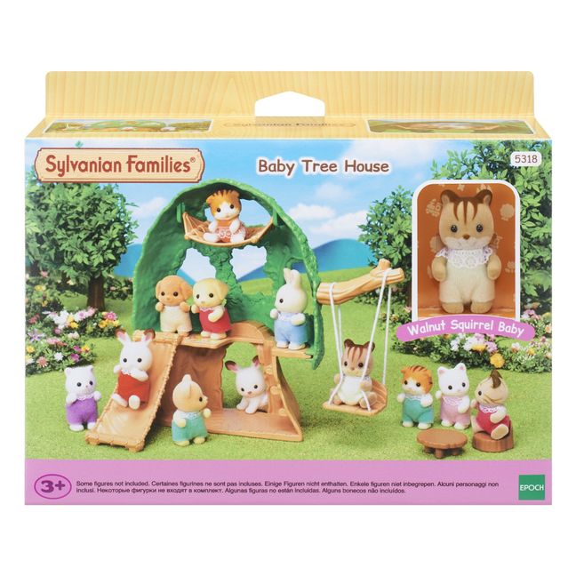 Babyhütte und Eichhörnchen-Baby