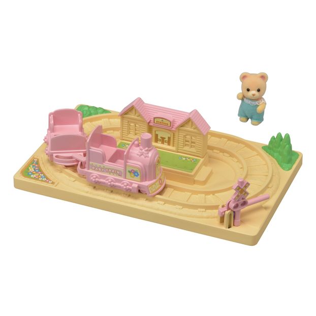 Train Tchou Tchou Et Bebe Ours Sylvanian Jouet Et Loisir Enfant