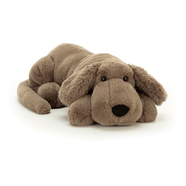 brown dog soft toy