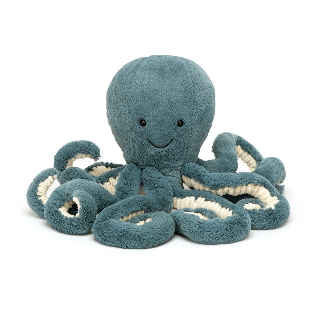 Storm Octopus Soft Toy Blue Jellycat Toys and Hobbies Children