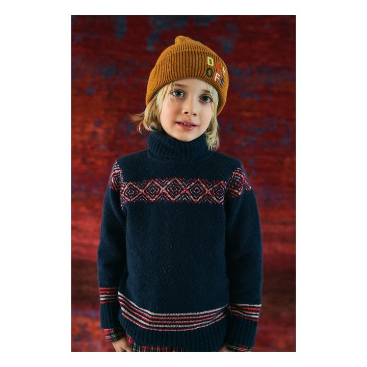 Kids - Rollneck Jumper - Navy blue 