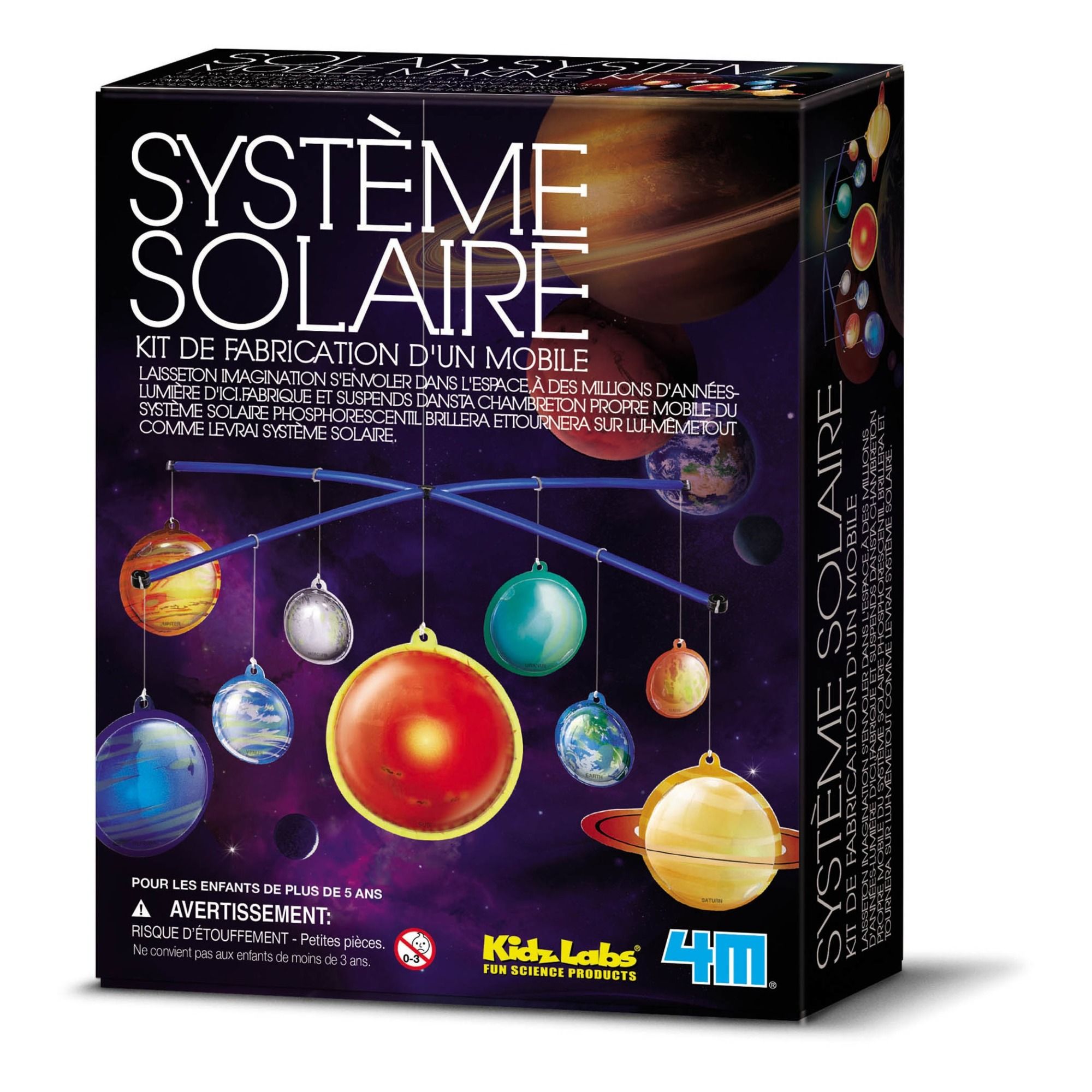4M - Kit de fabrication mobile Système solaire - Multicolore