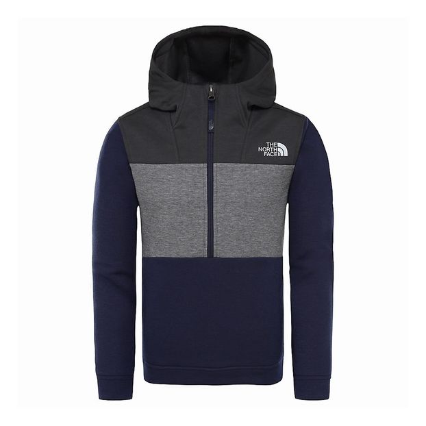 north face hoodie navy blue