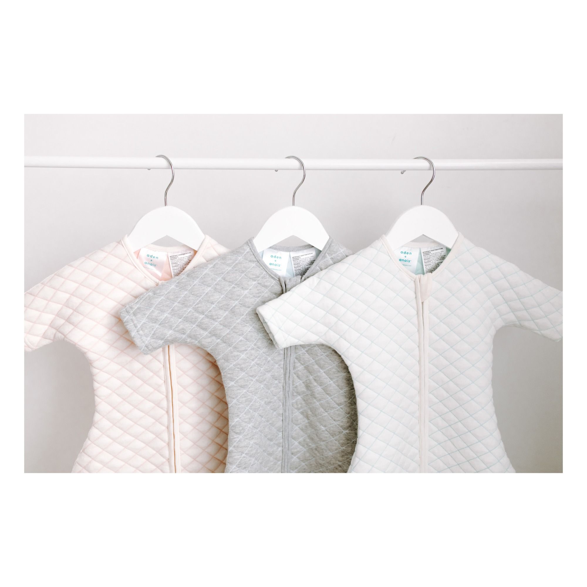 Quilted Baby Sleeping Bag Mint Green aden + anais Design Baby Smallable