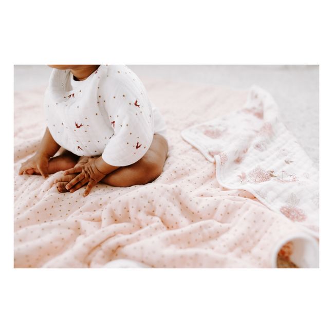 Dahlia Dream Blanket | Pink