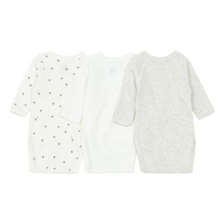 Petit Bateau Wickelbody für Neugeborene CAP 3er-Pack-listing