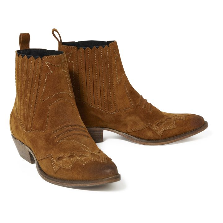 Roseanna Boots Tucson Cuir Suede Whisky Smallable