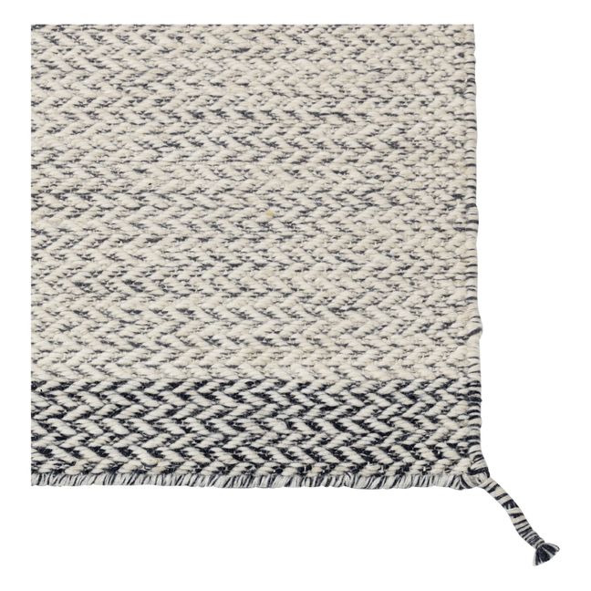 Tapis en laine Ply | Ivoire