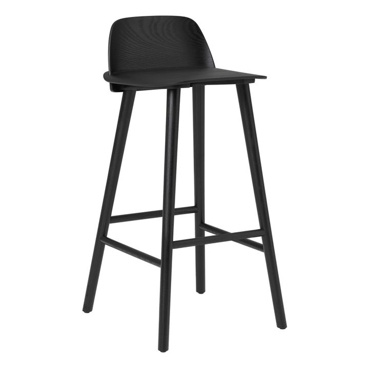 Muuto - Nerd Bar Stool 75 cm - Black | Smallable