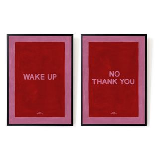 Hôtel Magique Wake Up - No, Thank You A4 Print-listing