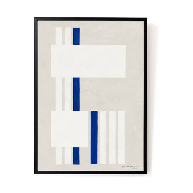 Póster «White and a bit of blue»