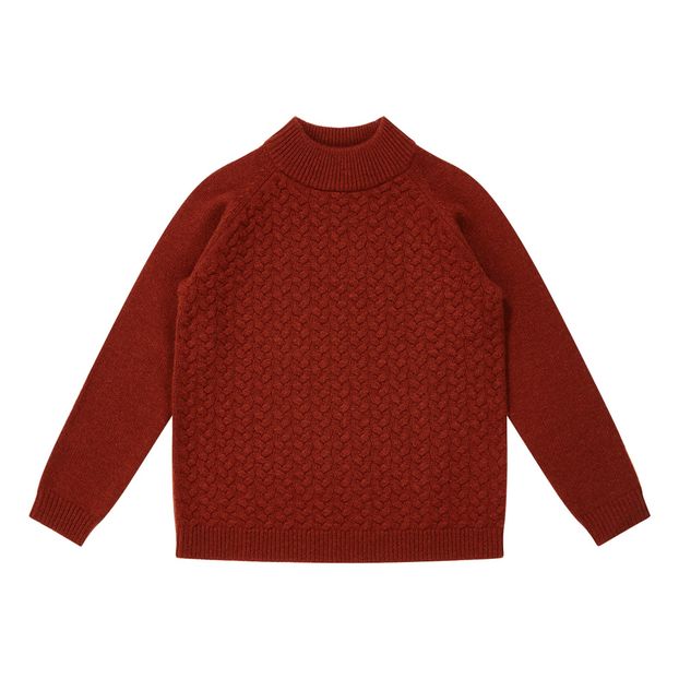 rust cashmere sweater