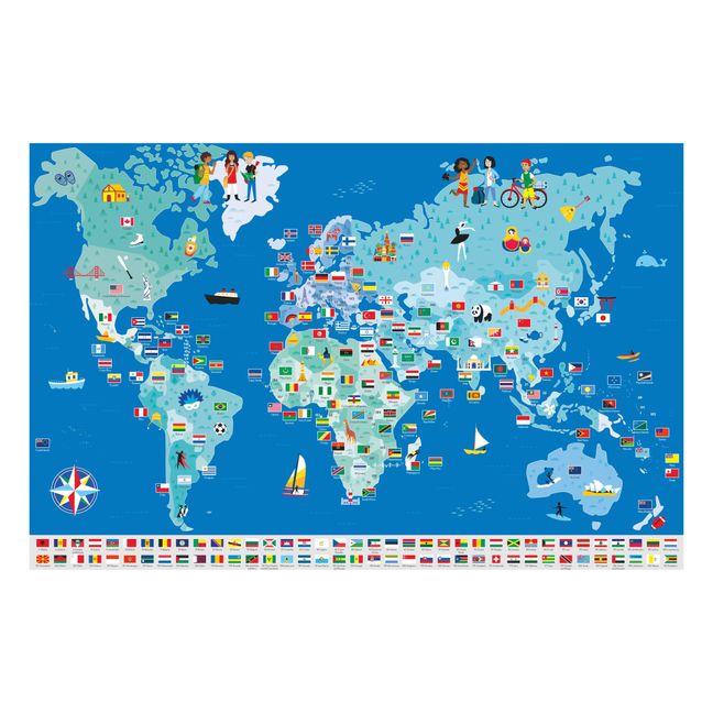 Flags Poster + Stickers