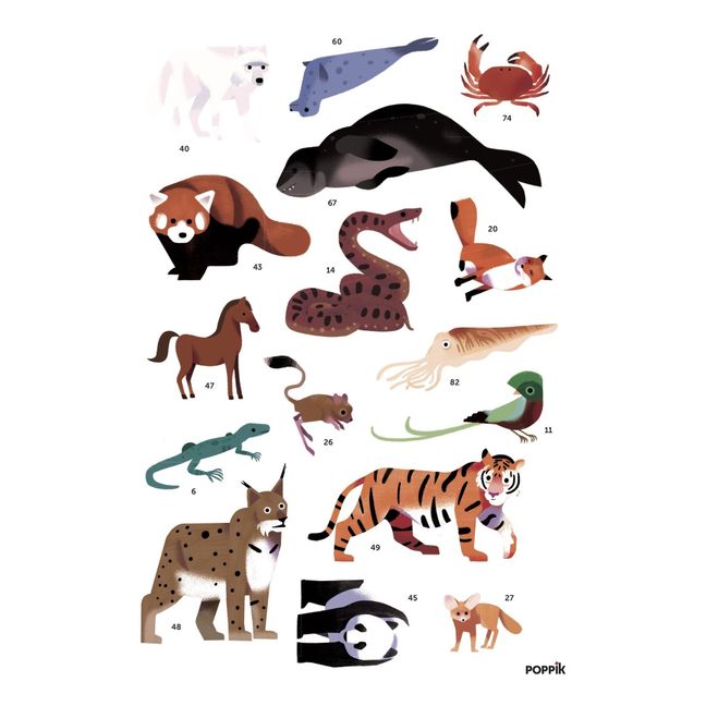 Animals Poster + Stickers