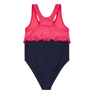 Billieblush Badeanzug Regenbogen-Streifen-listing