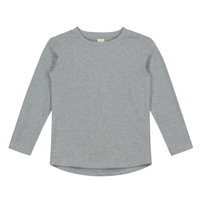 Organic Cotton Long Sleeve T-shirt Grey