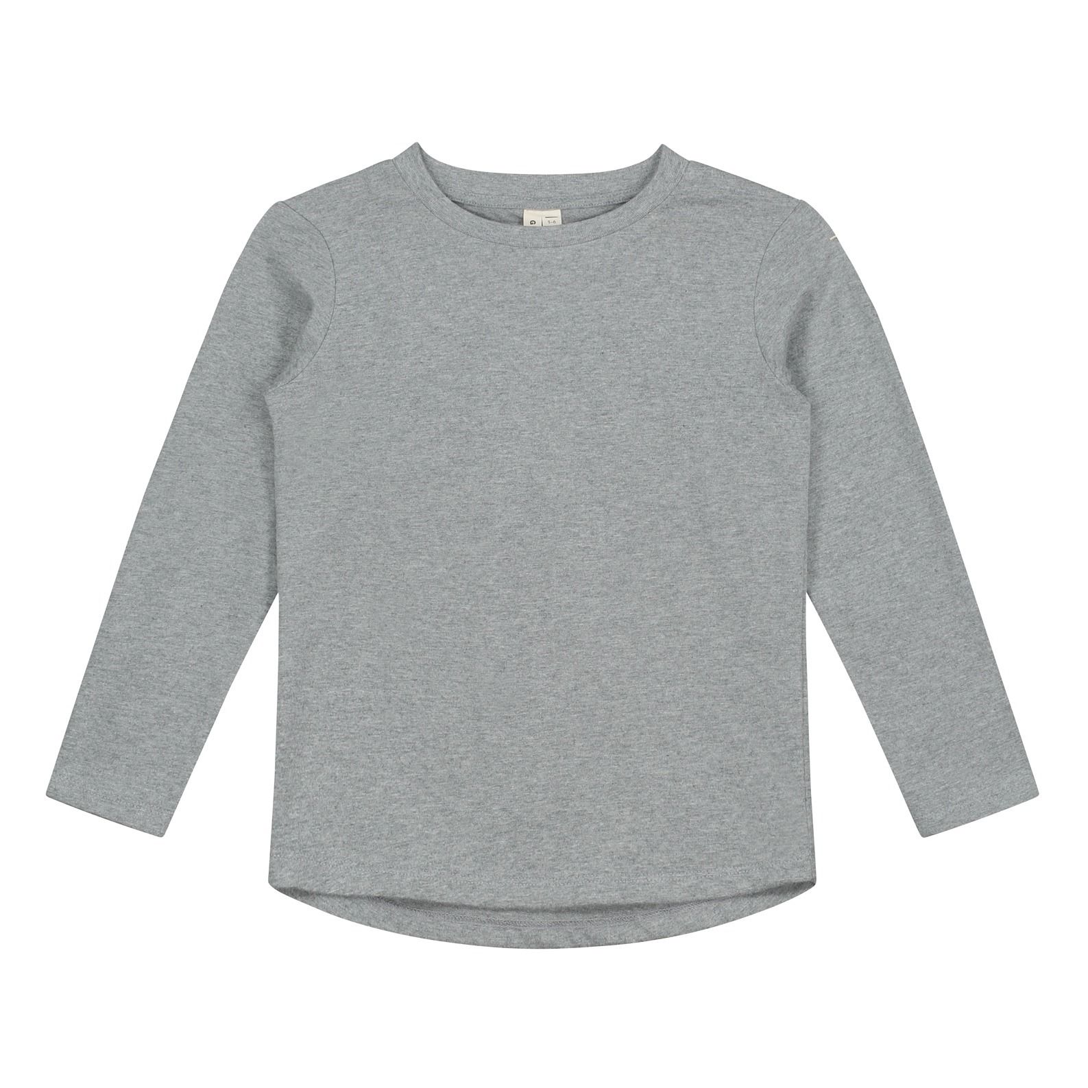 Gray Label - T-shirt Manches Longues Coton Bio - Fille - Gris