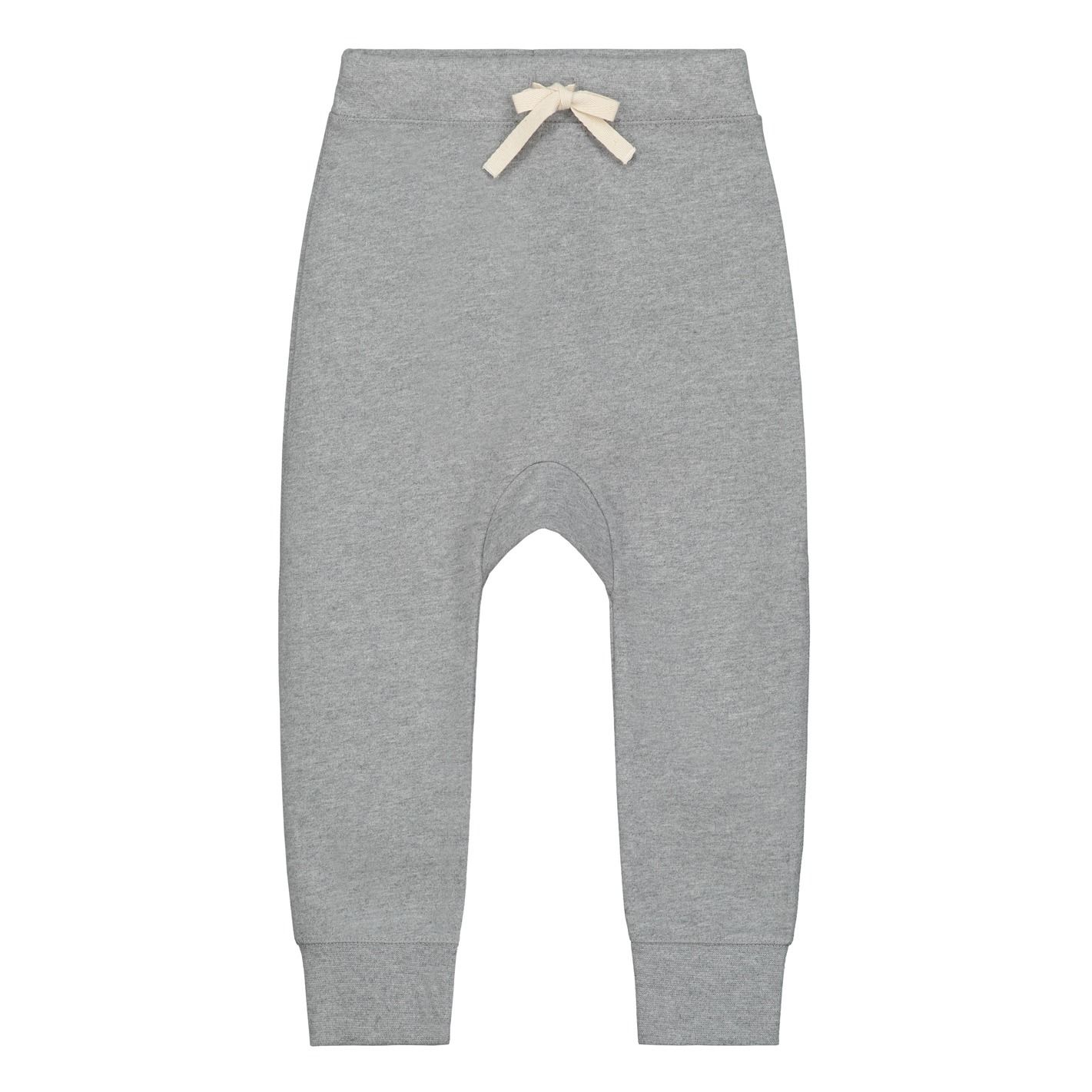 Organic Cotton Baggy Joggers Grey Gray Label Fashion Baby