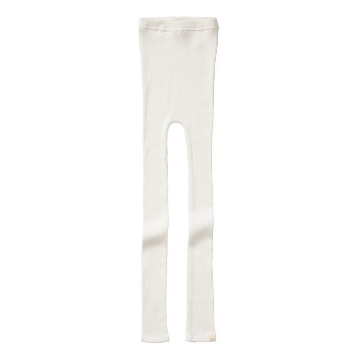 Bieber Silk Cotton Leggings | Off white- Product image n°5