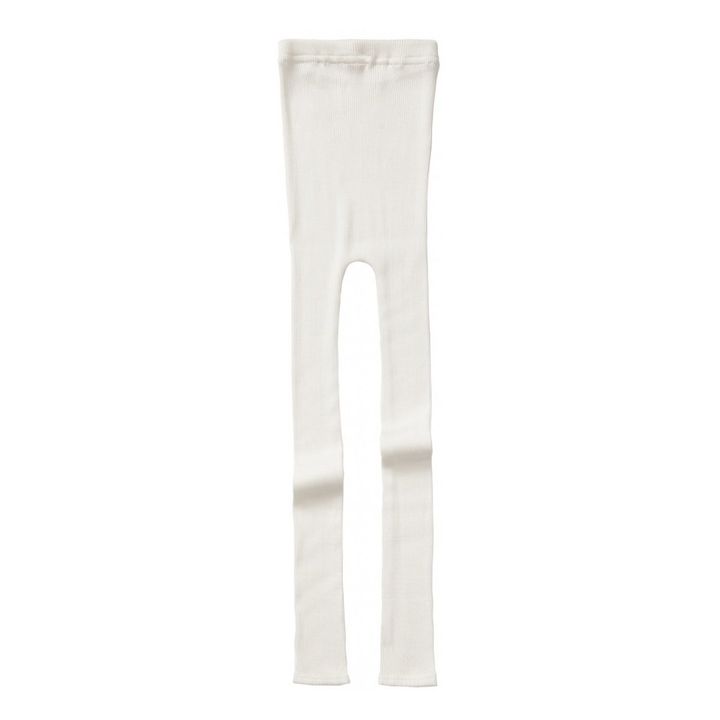 Bieber Silk Cotton Leggings | Off white- Product image n°6