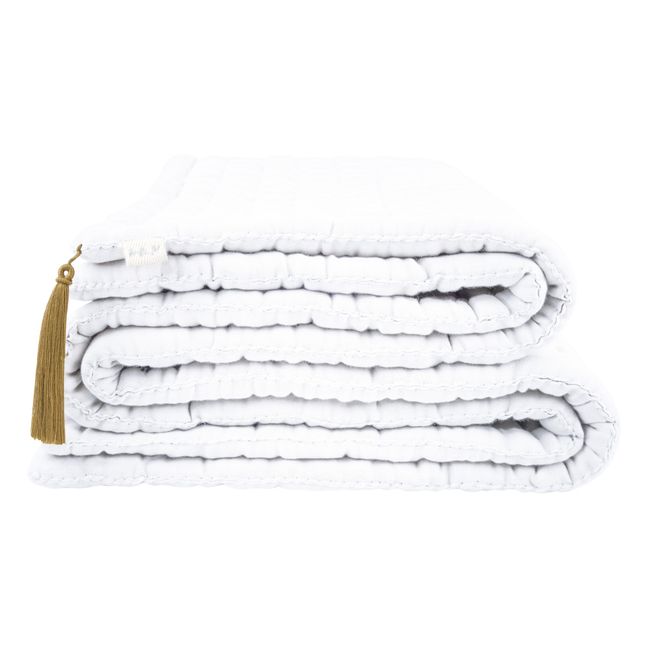 Teppich Tatami aus Bio-Baumwolle White S001