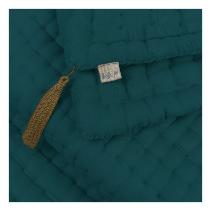 Teppich Tatami aus Bio-Baumwolle | Teal Blue S022- Produktbild Nr. 1