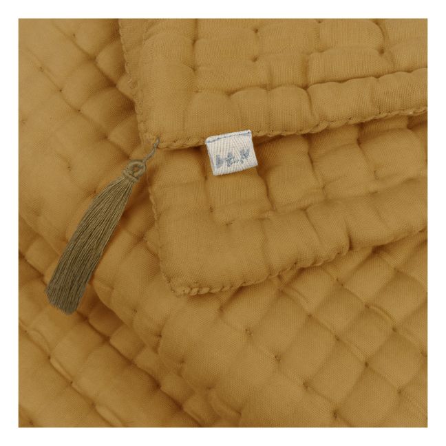 Teppich Tatami aus Bio-Baumwolle | Gold S024