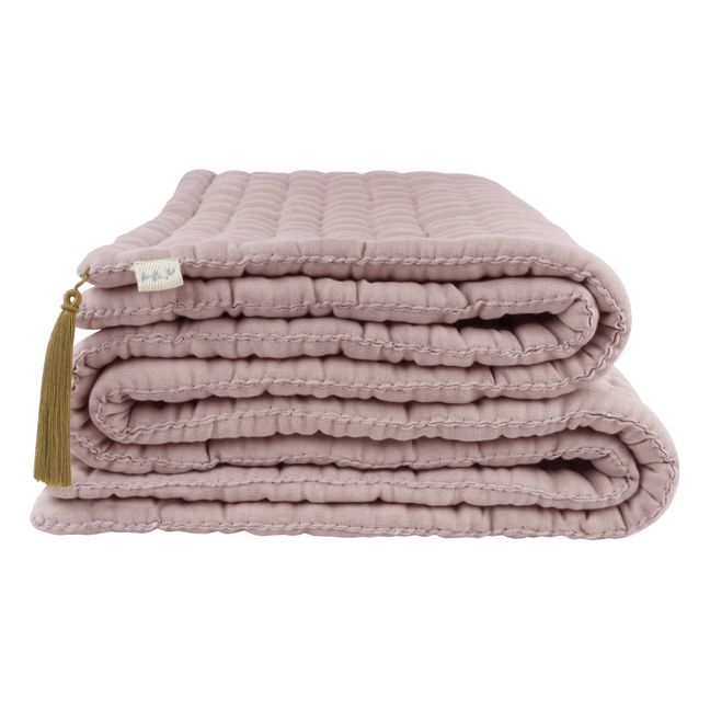Teppich Tatami aus Bio-Baumwolle | Dusty Pink S007