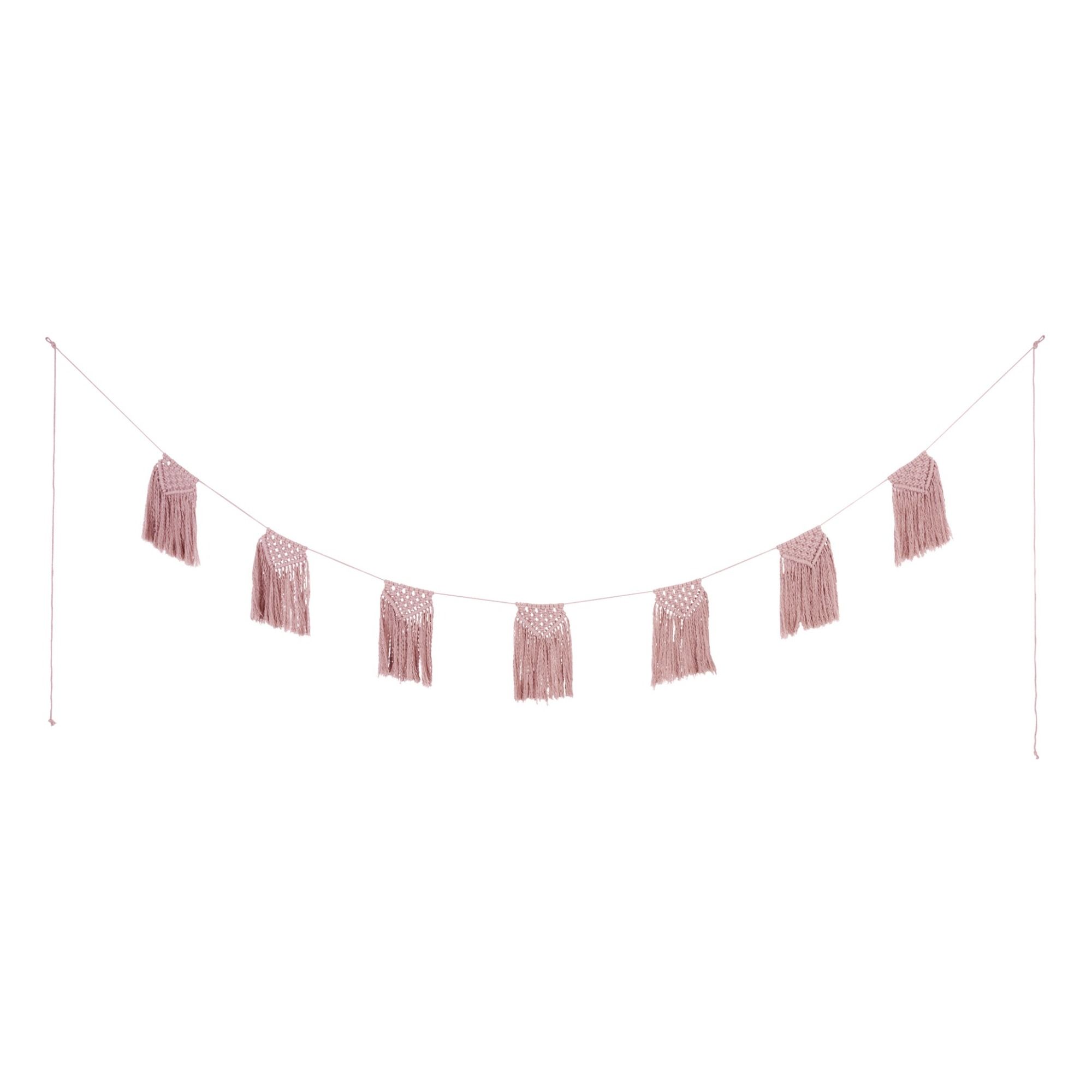 Numero 74 - Guirlande Macramé - Dusty Pink S007