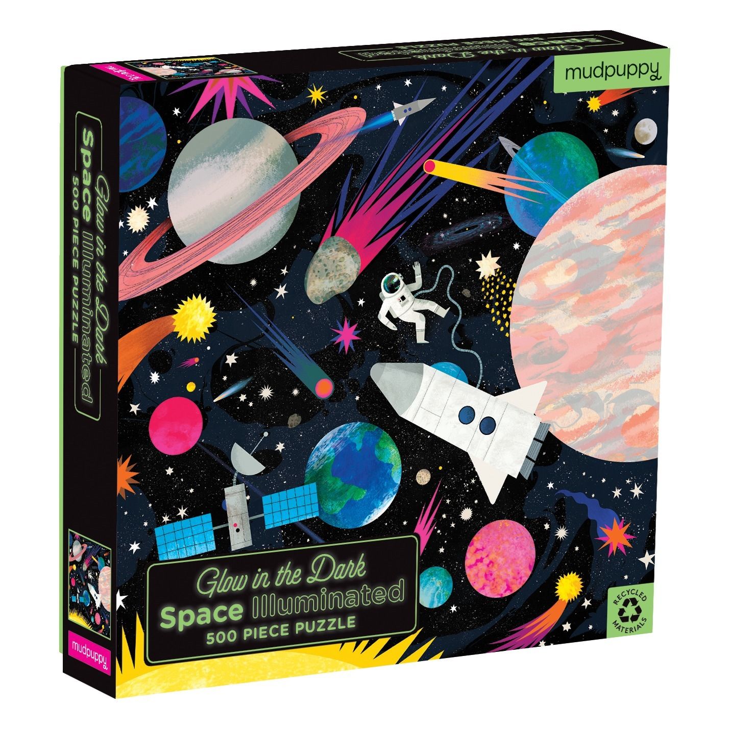 Glow In The Dark 500-Piece Outerspace Puzzle- Product image n°0