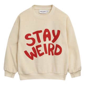 Mini Rodini Sweatshirt Stay Weird Bio-Baumwolle-listing