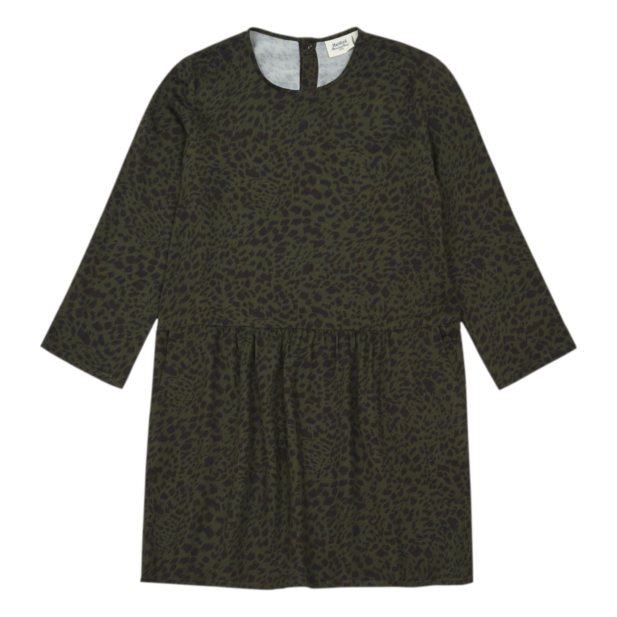 Hartford - Robe Léopard Rika - Fille - Vert