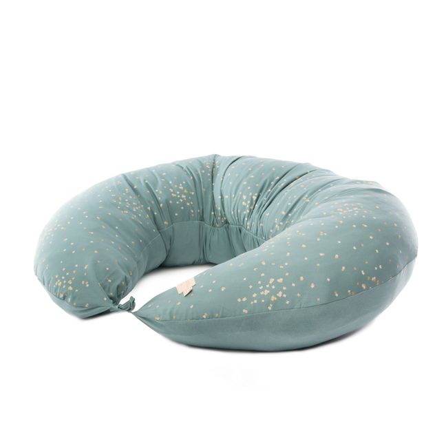 Luna Confetti Organic Cotton Nursing Cushion Green