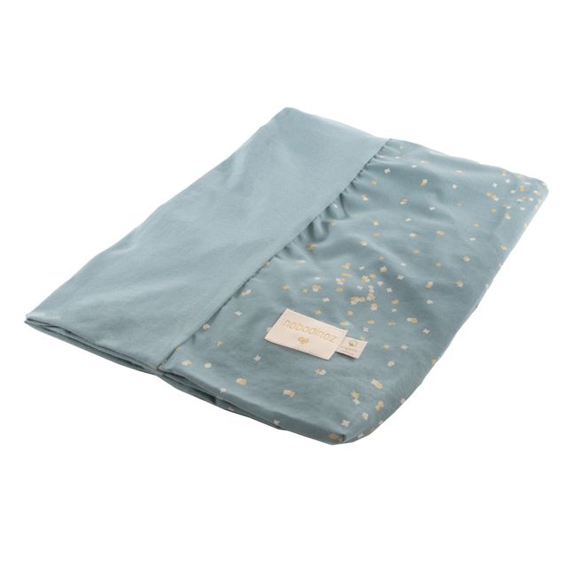 Housse de matelas à langer en coton bio Calma | Vert