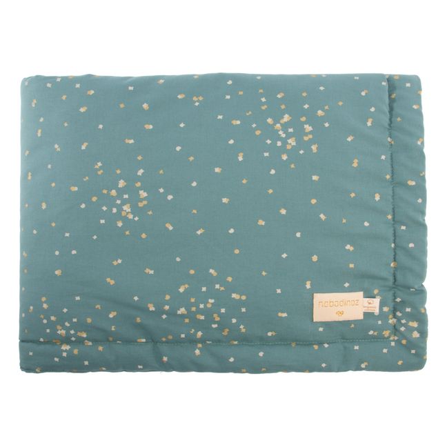 Decke aus Bio-Baumwolle Laponia Confetti | Grün