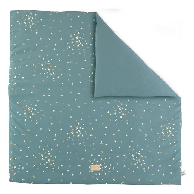 Spielmatte aus Bio-Baumwolle Colorado Confetti | Grün
