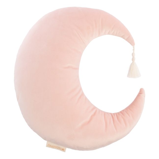 Coussin Pierrot en velours | Rose