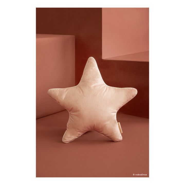 Aristote Velvet Cushion Pink- Product image n°1