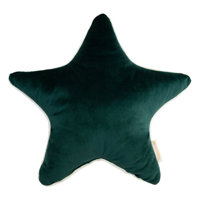 Cuscino Aristotele in velluto | Verde scuro