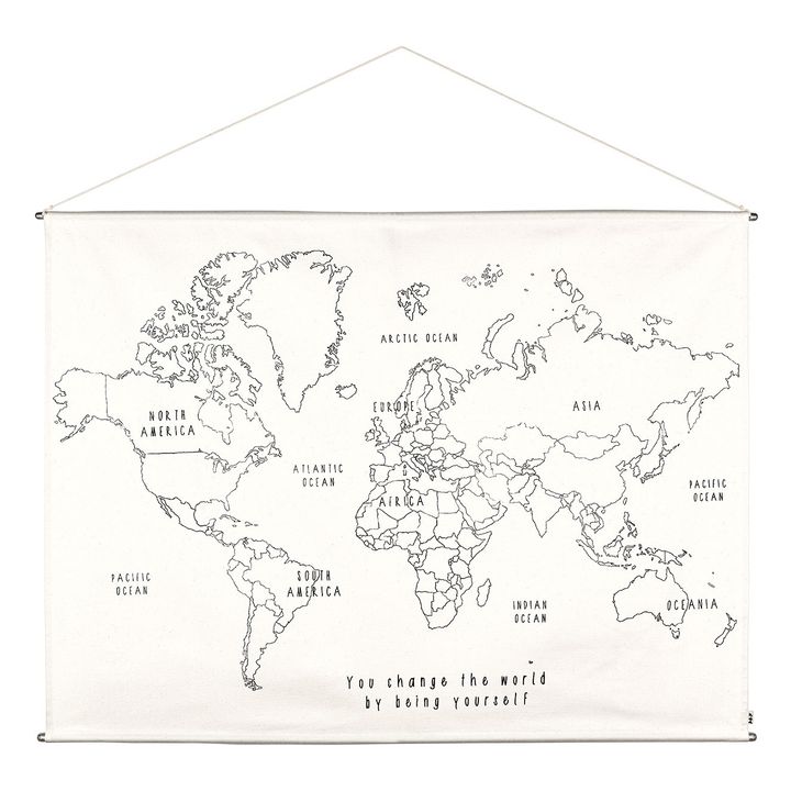 World Map DIY Poster Embroidery Kit- Product image n°0