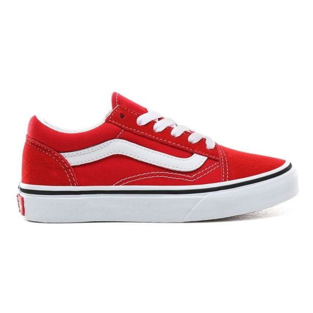 red vans trainers