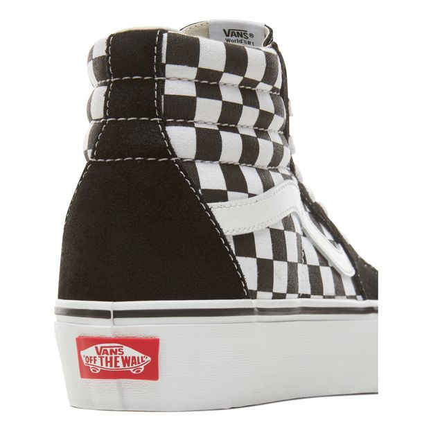 vans quadretti platform
