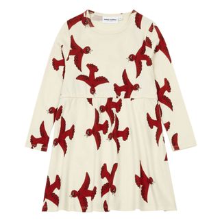 Mini Rodini Kleid Flying Birds Bio-Baumwolle-listing